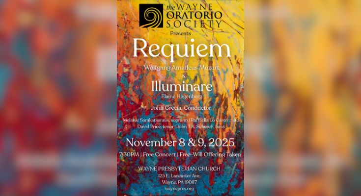 Wayne Oratorio Society Present Mozart & Hagenberg