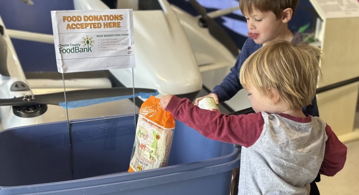 American Helicopter Museum Food Drive