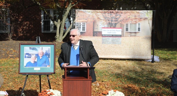 Pastor Jim Mundell, resident of Jenner's Pond