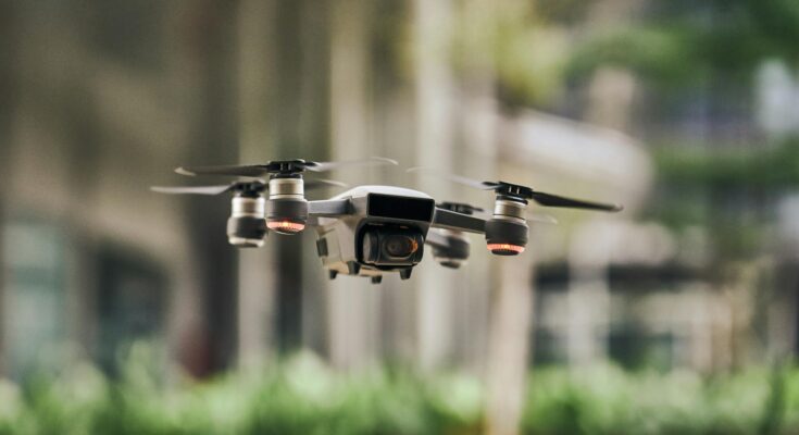 Drone quadcopter