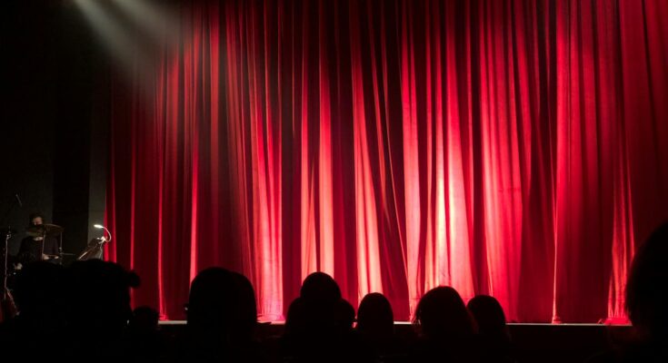 People at theater