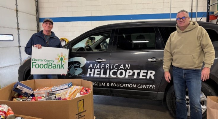 AHMEC Staff Delivering Food Donations