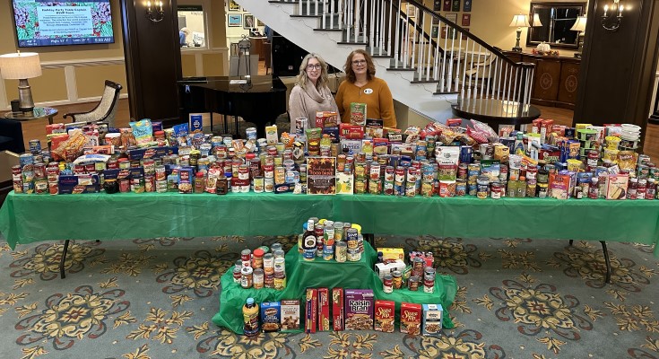 Photo of donated items