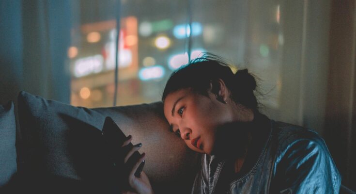 Lonely woman