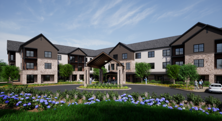 Conceptual Rendering, Charter Senior Living of West Chester