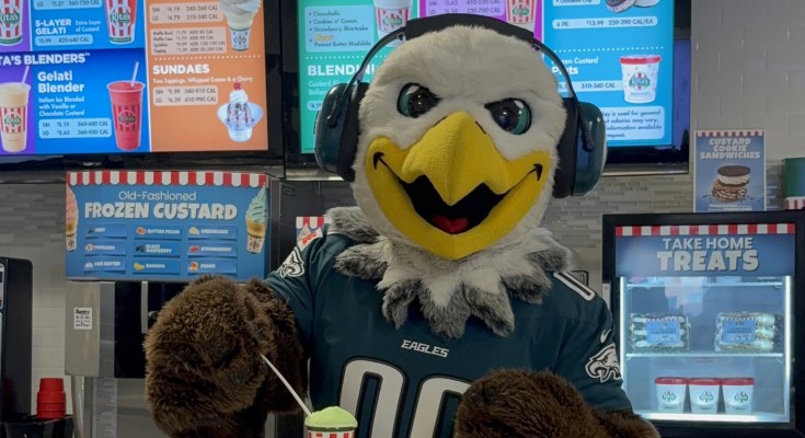 Philadelphia Eagles’ mascot, SWOOP
