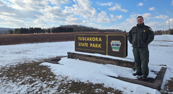 Ron Gilliland, manager for the Tuscarora State Park Complex in Schuylkill County