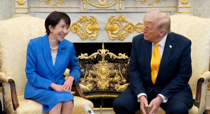 President Donald J. Trump and Japanese Prime Minister Sanae Takaichi
