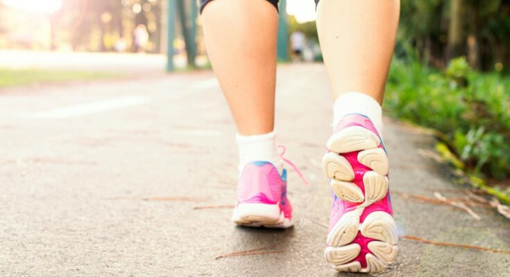 Woman walking