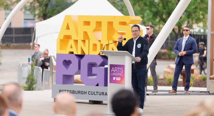Governor Josh Shapiro, Arts Landing