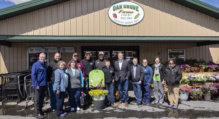 Agriculture Secretary Russell Redding at Oak Grove Farms