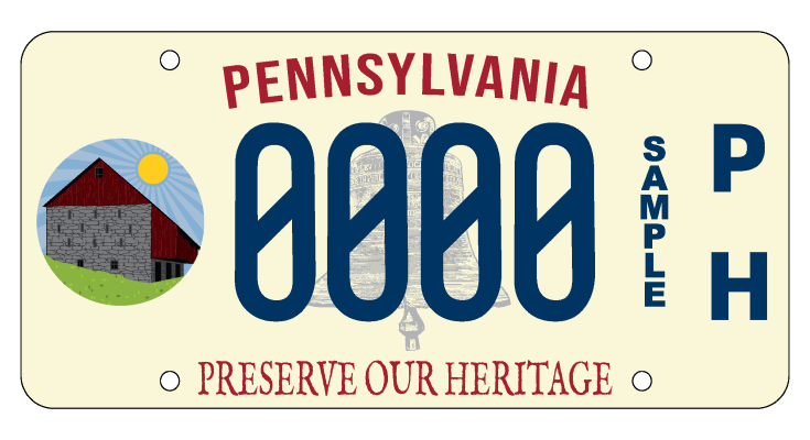 Preserve Our Heritage plate