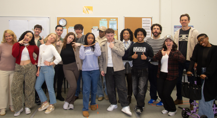 Dear Evan Hansen rehearsal