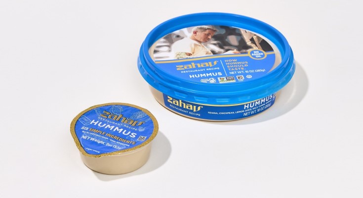 Zahav Hummus Original and Snack size