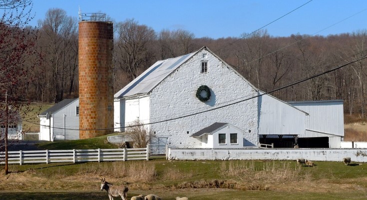 Barn and Silo Complex at Hopewell Farm