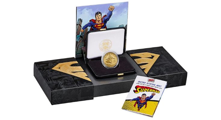 Comic Art 24-Karat Gold Proof Coin – Superman™