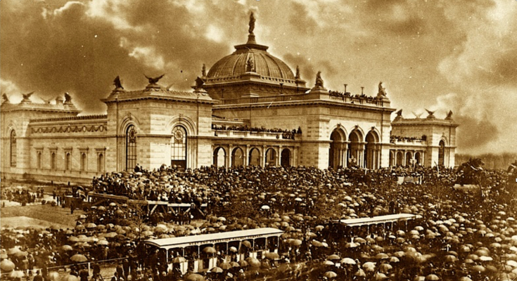 historic photo bicentennial memorial hall (Revisit 1876)