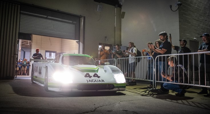 1987 Jaguar XJR-7/001 being presented at the Simeone Museum for the very first time