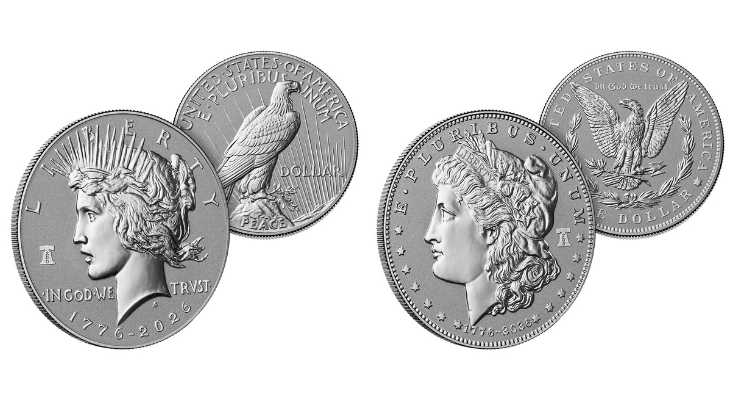 2026 Morgan Reverse Proof Silver Dollar and 2026 Peace Reverse Proof Silver Dollar