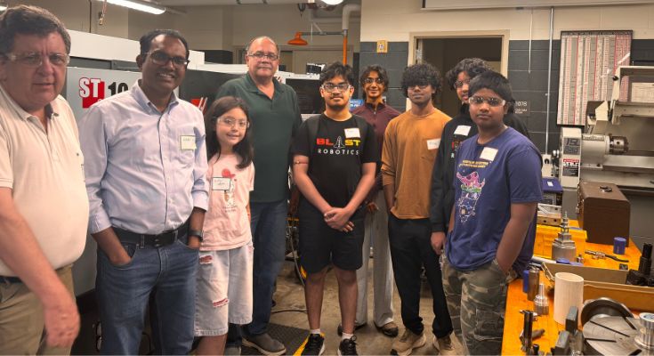 BLAST Robotics Team Visits Delaware County Community College