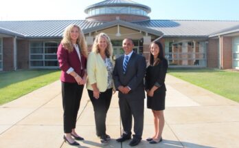 Dr. Kim Hall, Kelly Vaughn, Mark DeEmilio, and Dr. Amanda Cahill