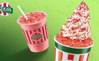 Shirley Temple-inspired Italian Ice
