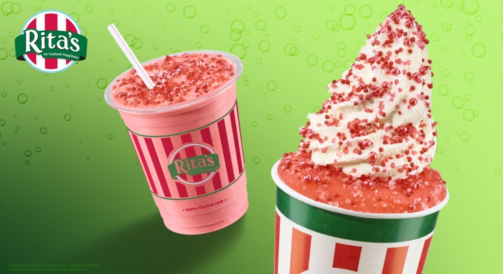 Shirley Temple-inspired Italian Ice