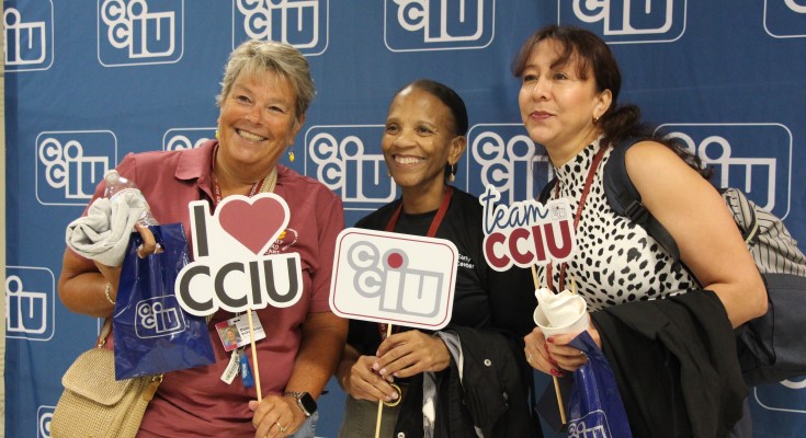 CCIU Staff Celebrating