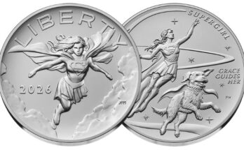 Comic Art 2.5 Ounce Silver Medal – Supergirl