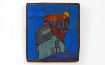 Jennifer Johnson, Studio from the East on Electric Blue