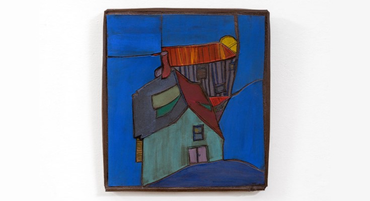 Jennifer Johnson, Studio from the East on Electric Blue