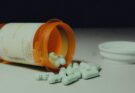 a bottle of pills