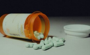 a bottle of pills