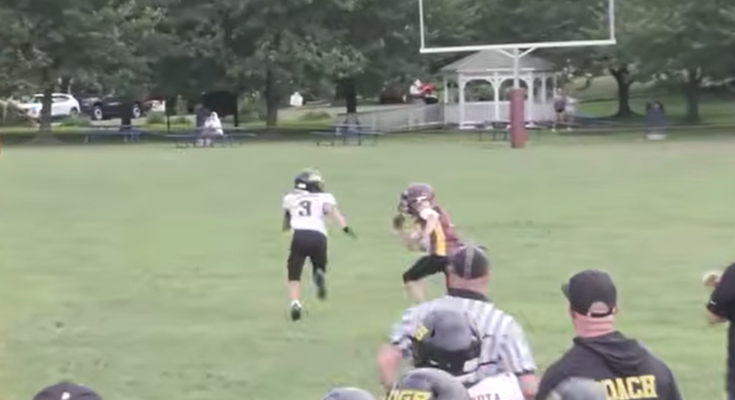 Armideo 74-yd reception