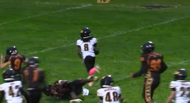 Bishop 31-yd cutback TD run