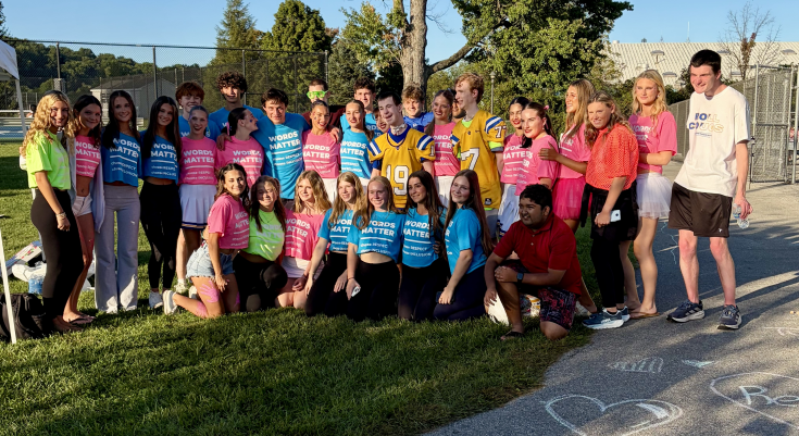 Downingtown East students gather in high spirits for the Spread the Word to End the Word football game
