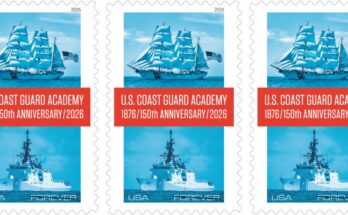 U.S. Coast Guard Academy stamp