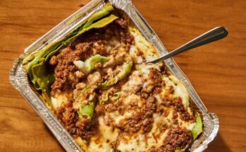 Scampi lasagna