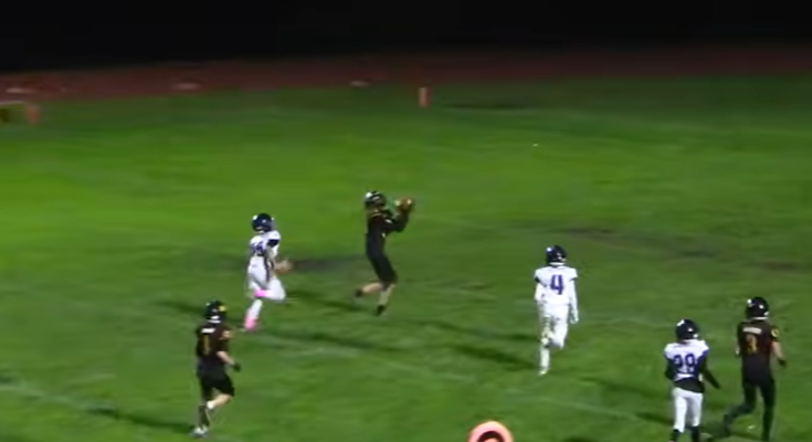 Lara to Riehl 35-yd TD catch