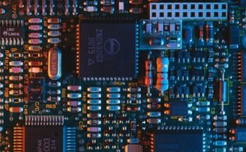 blue circuit board